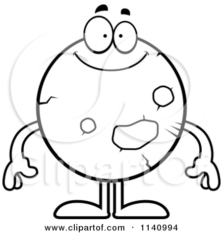 Mars Clipart Black And White Cartoon Clipart Of A Black And