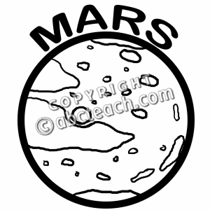 Mars Clipart Black And White Images   Pictures   Becuo