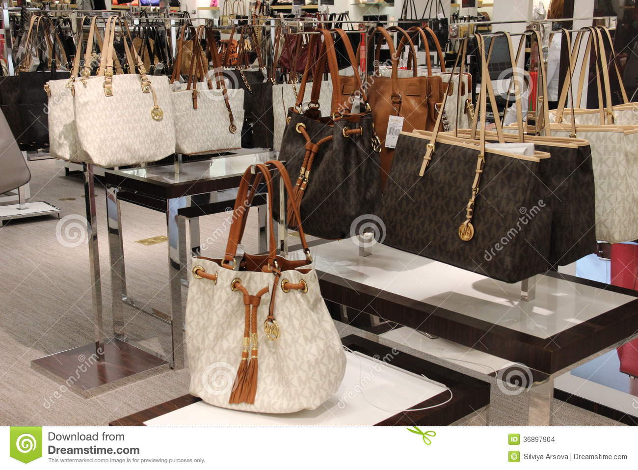 Michael Kors Handbag Fashion Store Editorial Stock Image   Image