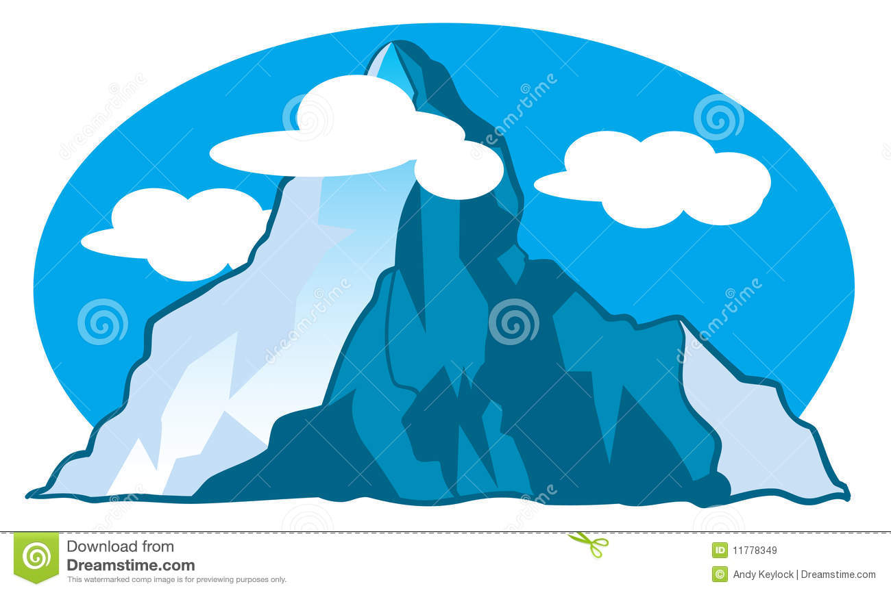Mountain Cartoon Illustration Royalty Free Stock Images   Image