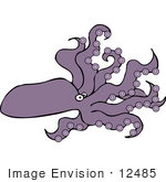     Octopus Purple Octopus Two Octopuses Octopus Holding A Blank Sign