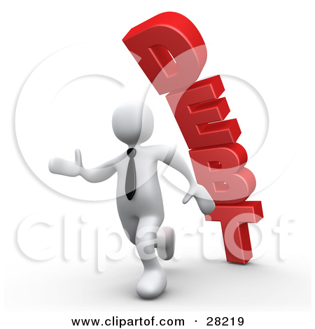 People Running Clipart  Clipart Illustration Of A