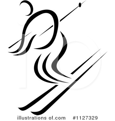 Royalty Free  Rf  Skiing Clipart Illustration By Seamartini Graphics