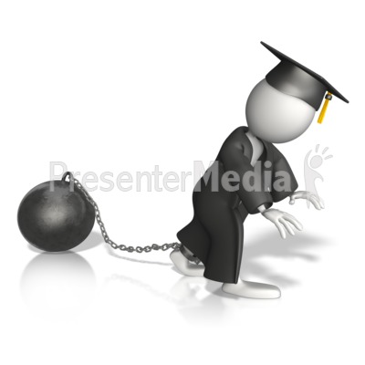 Student With A Burden   Presentation Clipart   Great Clipart For