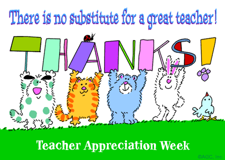 Teacher S Appreciation Week   Let S Celebrate