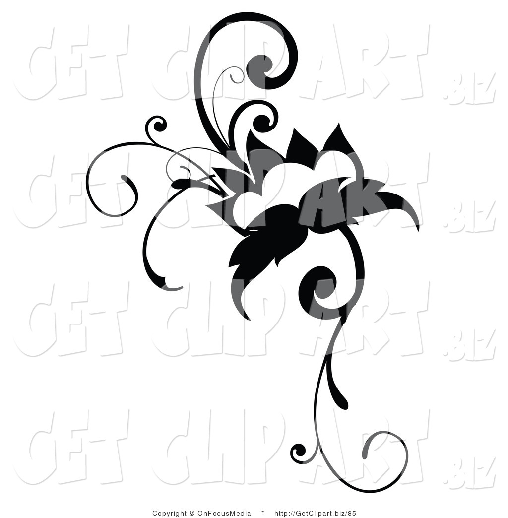 Vine Clipart Black And White   Clipart Panda   Free Clipart Images