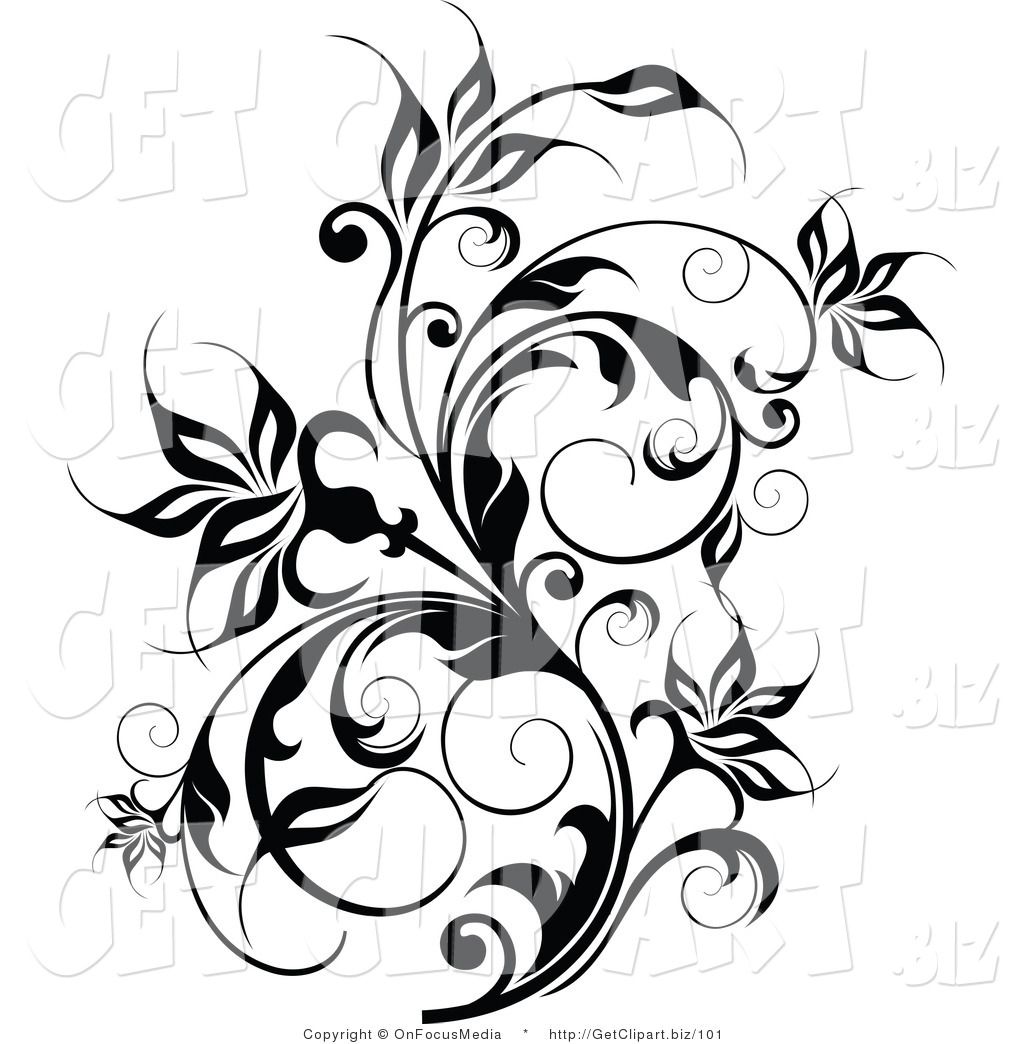 Vine Clipart Black And White   Clipart Panda   Free Clipart Images