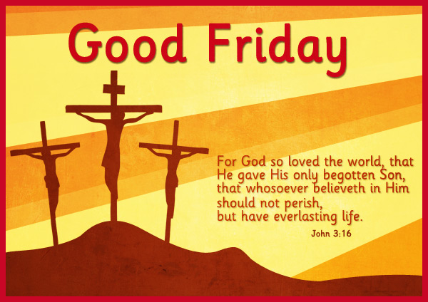A4 Good Friday Poster   Free Eyfs   Ks1 Resources For Teachers