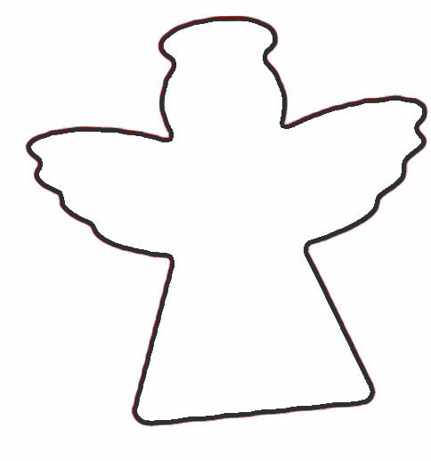 Angel Templates For Kids   Clipart Best