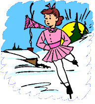 Clipart Picture Of A Girl Ice Skating