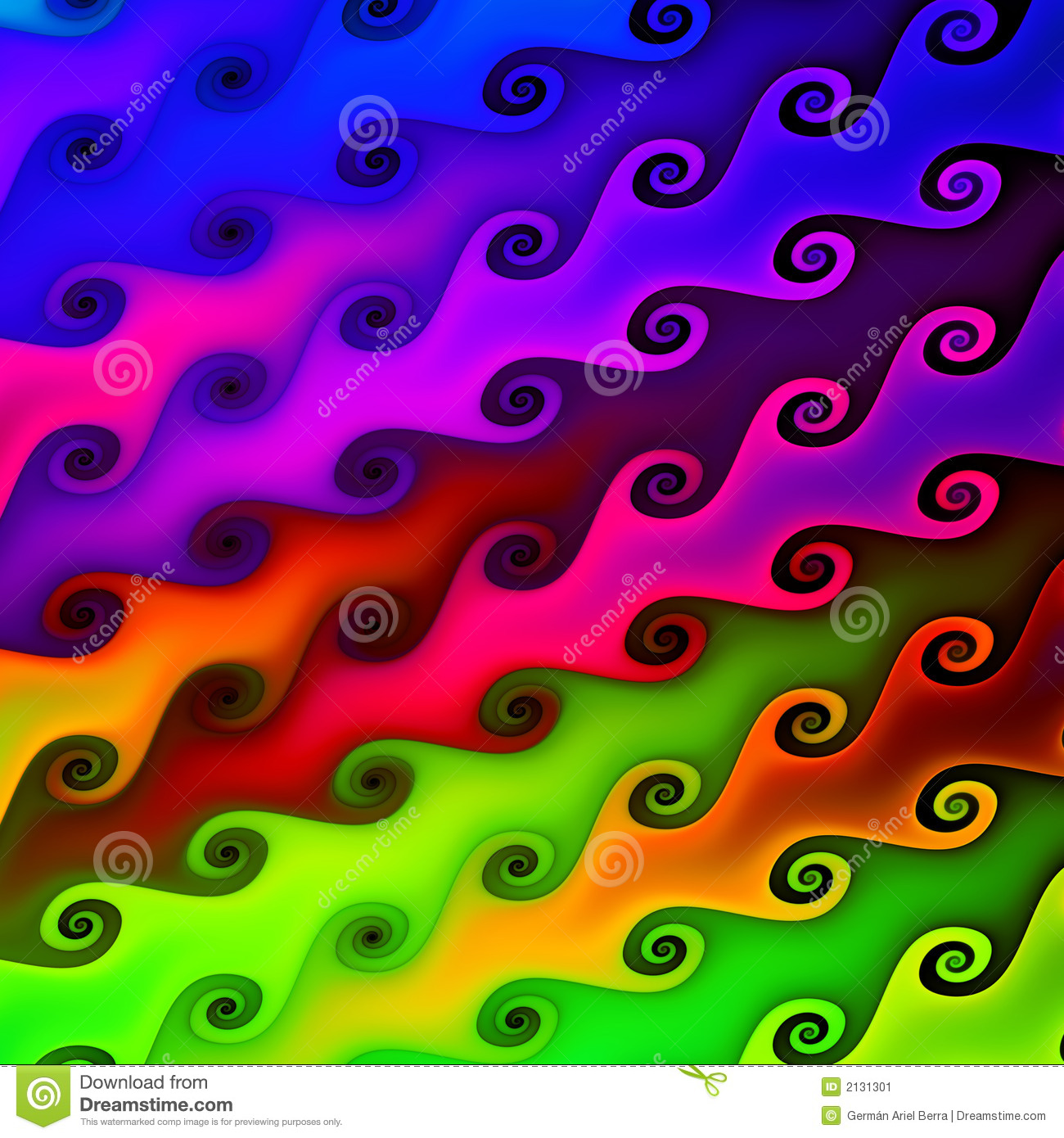 Colorful Swirls Fractal094p