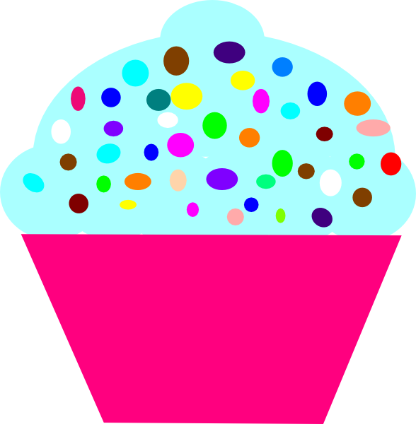 Cupcake Pink Clip Art At Clker Com   Vector Clip Art Online Royalty