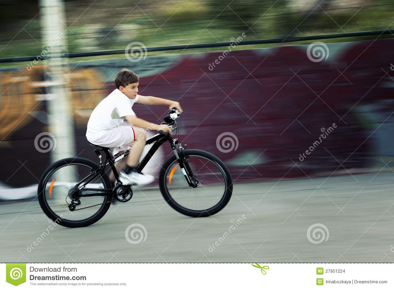 Fast Bike Ride Stock Images   Image  27951224