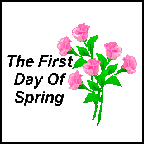 First Day Of Spring Clip Art