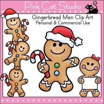Free  Gingerbread Man Clip Art   Christmas Craft And Fun Time    Pint