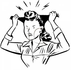 Frustrated Woman Clipart Jpg