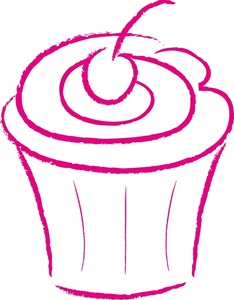 Pink Cupcake Clipart   Cliparthut   Free Clipart