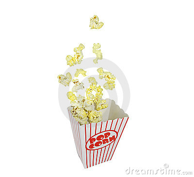Popping Popcorn Box Stock Images   Image  20116884