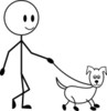 Related Pictures Dog Cartoon Clipart Image Stick Figure Kid A Boy
