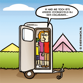 507 Caravan   Evert Kwok Cartoons   Droge Humor Woordgrappen