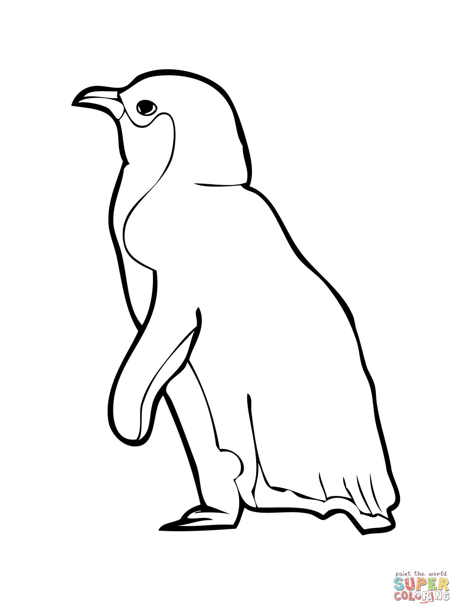 Click The Little Penguin Coloring Page To View Printable Version Or    
