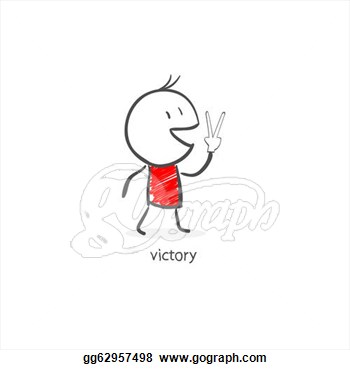 Clip Art   Victory  Stock Illustration Gg62957498