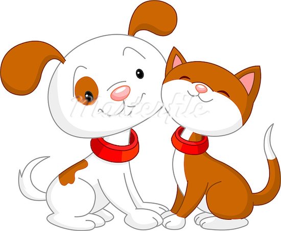 Cute Cartoon Cats And Dogs