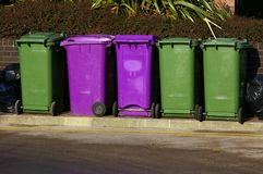 Green Dustbins Stock Photos   Images