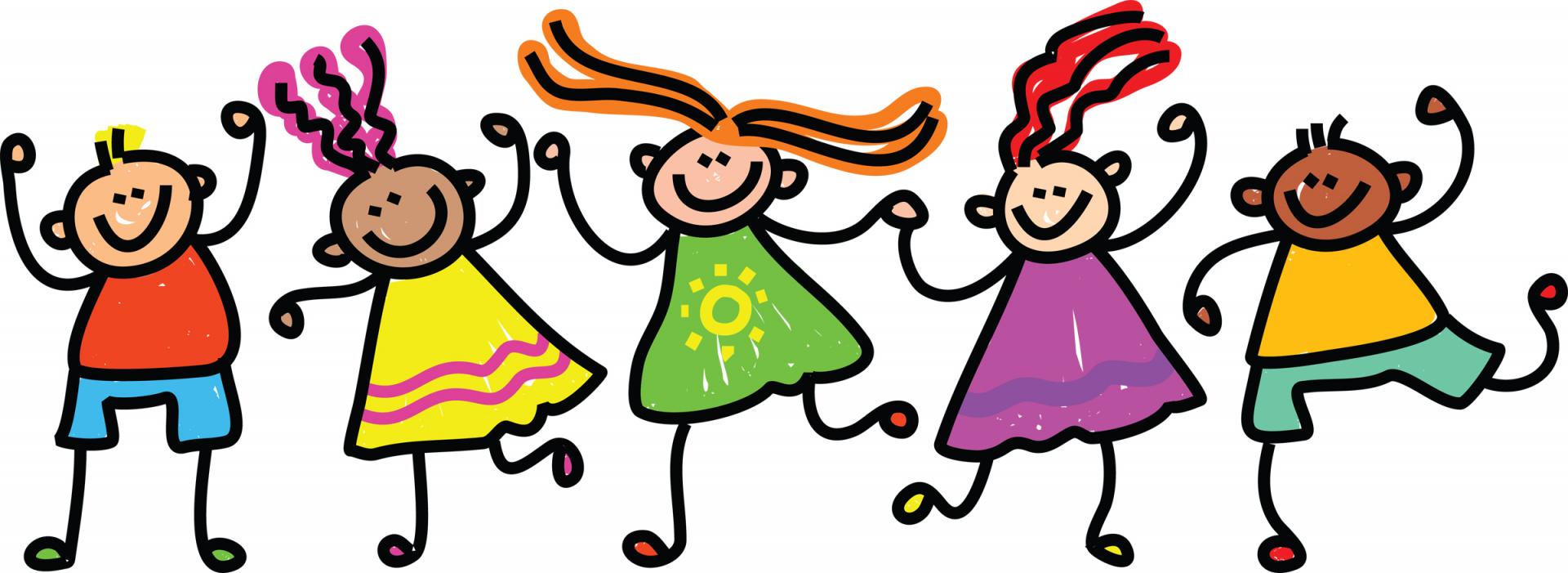 Group Of Kids Clipart Happy Kids Clipart