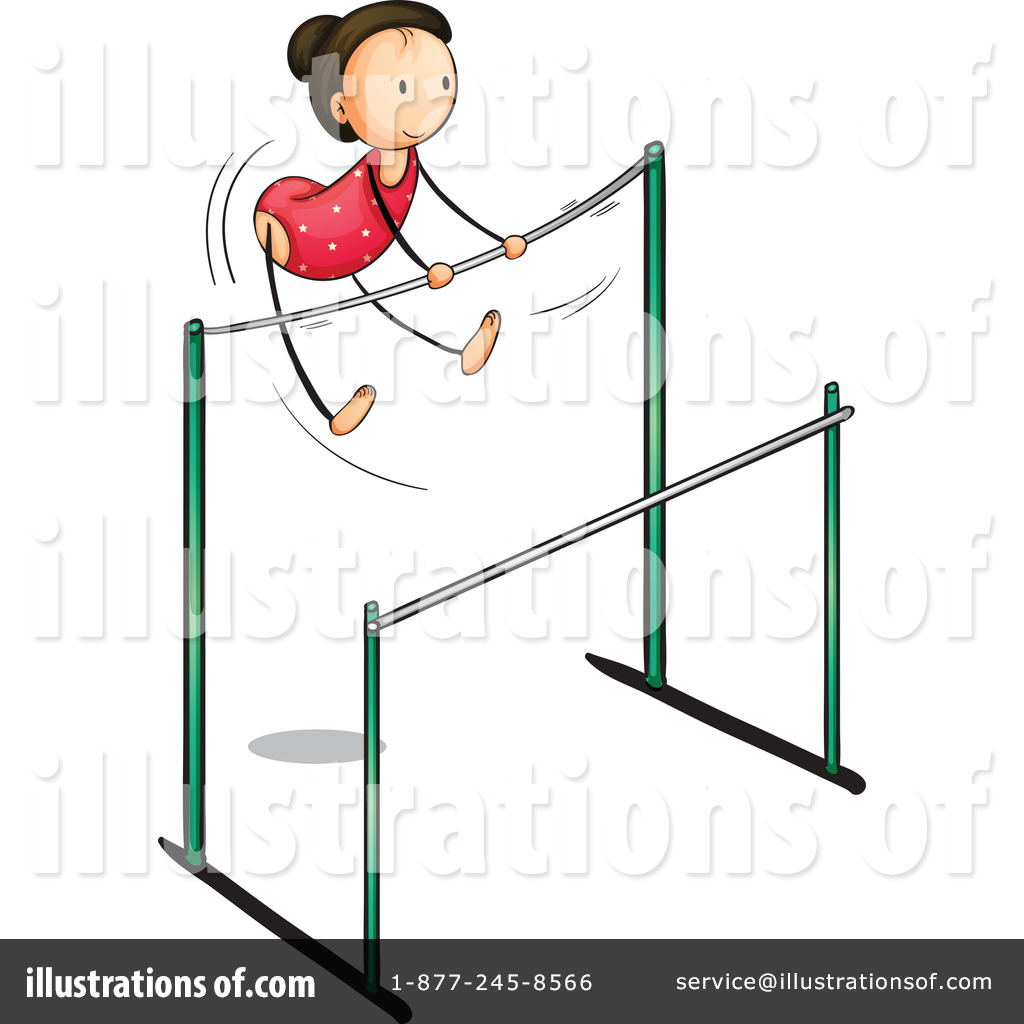 Gymnastics Clipart  1132801   Illustration By Colematt
