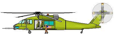 Helicopter Clip Art   Black Hawk Helicopters With Military Troops