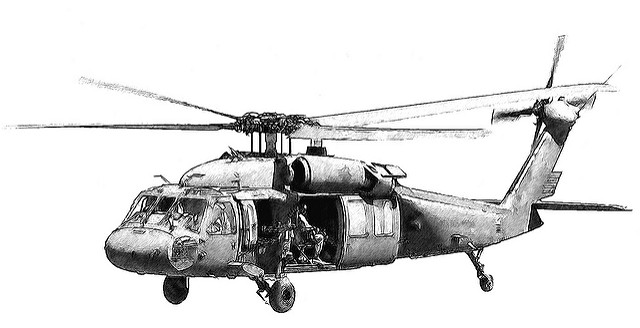 Helicopter Sketch  Uh 60 Black Hawk   Flickr   Photo Sharing 