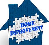 Home Improvement House Means Renovate Or Restore Royalty Free Clip Art