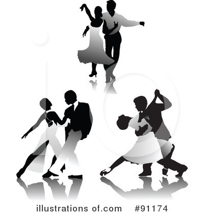 Royalty Free  Rf  Dancing Clipart Illustration By Leonid   Stock