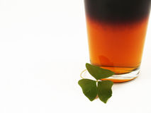 St Patricks Day Beer And Shamrock Stock Photography