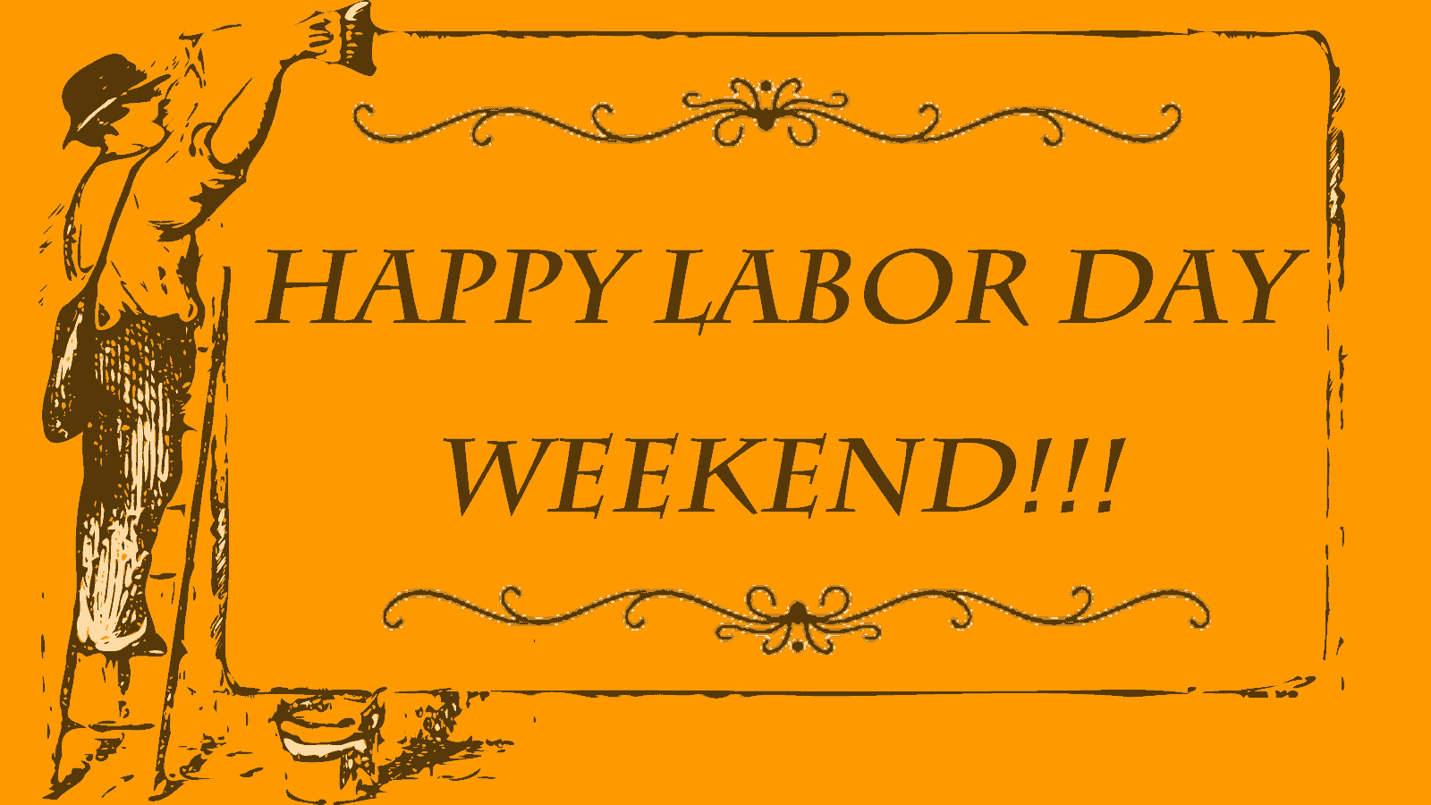 To Enlarge Vintage Retro Happy Labor Day Graphic Background Wallpaper