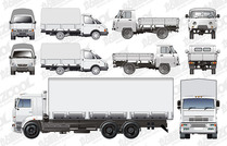 Truck Clip Art Vector Truck   94 Graphics   Clipart Me