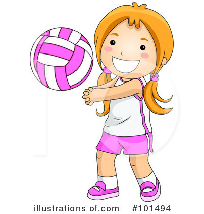Volleyball Clipart  101494   Illustration By Bnp Design Studio