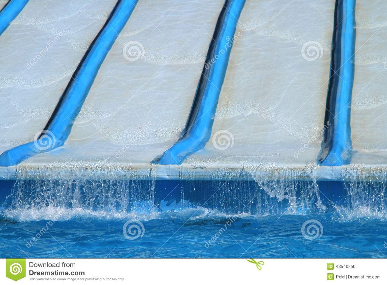 Water Park Water Slides Stock Photo   Image  43540250