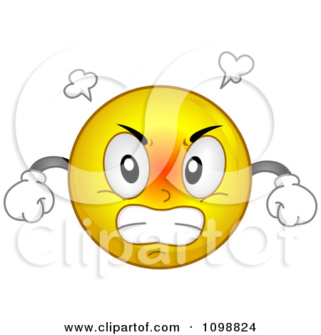 Angry Smiley Face Clipart