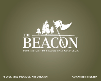 Beacon Hall Golf Club Newsletter Masthead Logo By Mikeprecious