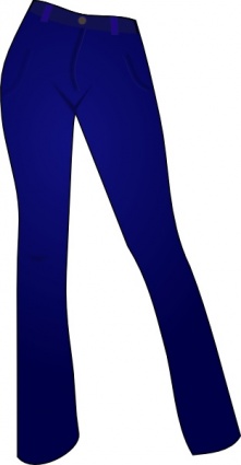 Cartoon Blue Jeans Clipart
