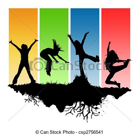 Clip Art Of Youth Explosion Clipart