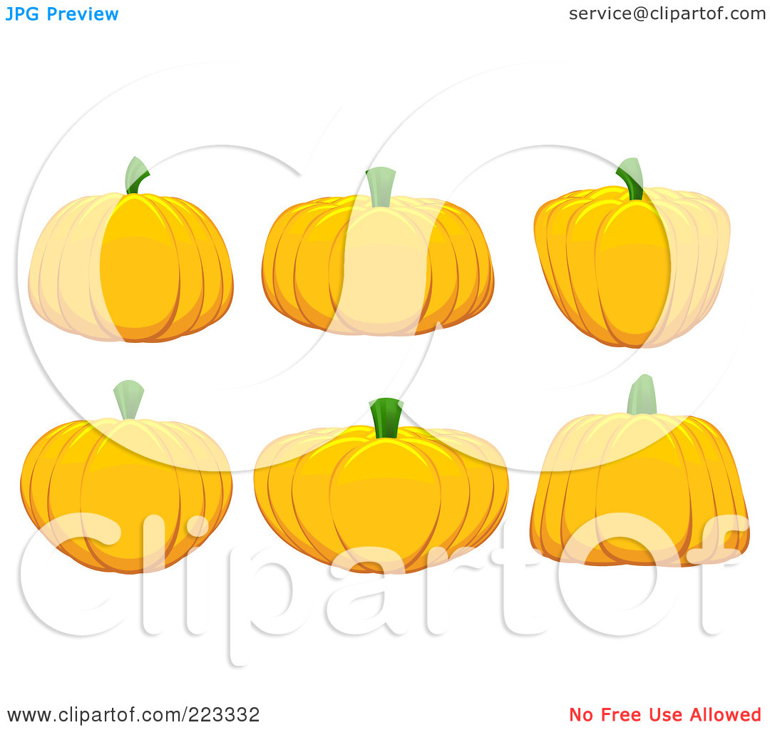 Free  Rf  Clipart Illustration Of A Digital Collage Of Six Tall Short