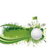 Golf Design Elements   Clipart Graphic