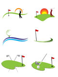 Golf Logos Royalty Free Stock Photo