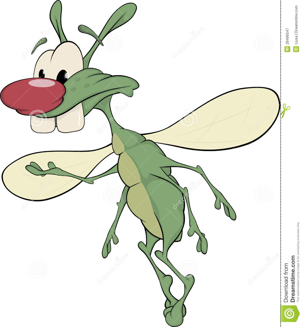 Green Insect Cartoon Royalty Free Stock Photography   Image  28496547