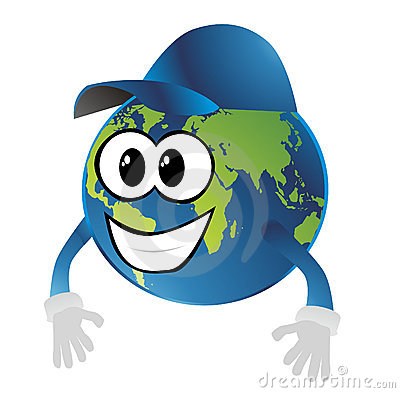 Happy Earth Cartoon Smiling Planet Earth Cartoon Thumb2 Jpg