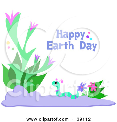 Happy Earth Day Clip Art Clipart Illustration Of A