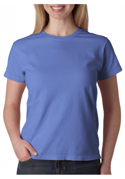 Personalized Cheap Promotional 5 4 Oz Ladies Short Sleeve Tee   3333